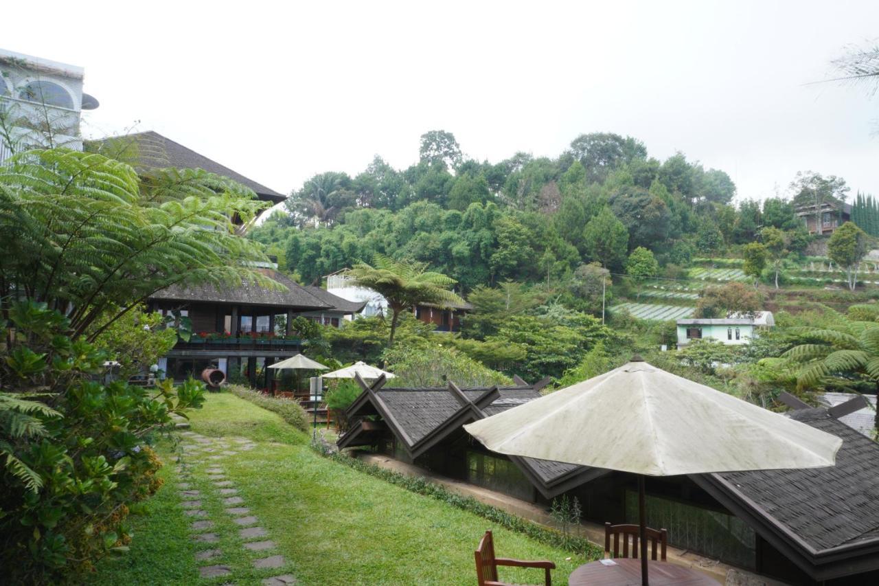 Rumah Stroberi Organic Farm & Family Lodge Lembang Dış mekan fotoğraf